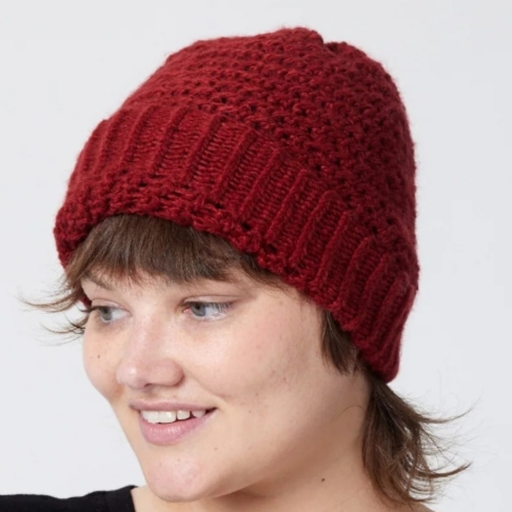 Known Supply Knit Cap Ruby NWT